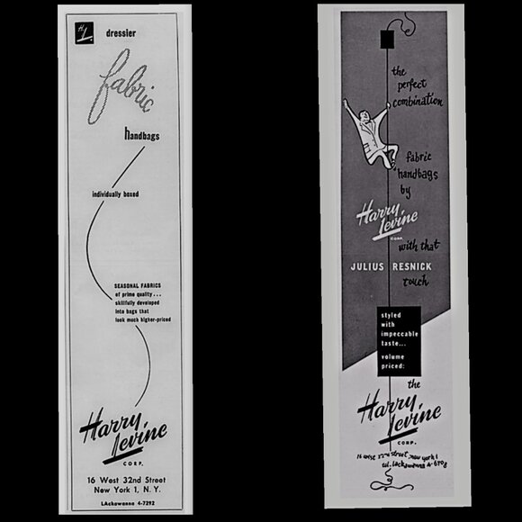 Henry Levine – Vintage Black Patent Clutch / Handbag with Bow Accent - Picture 16 of 16